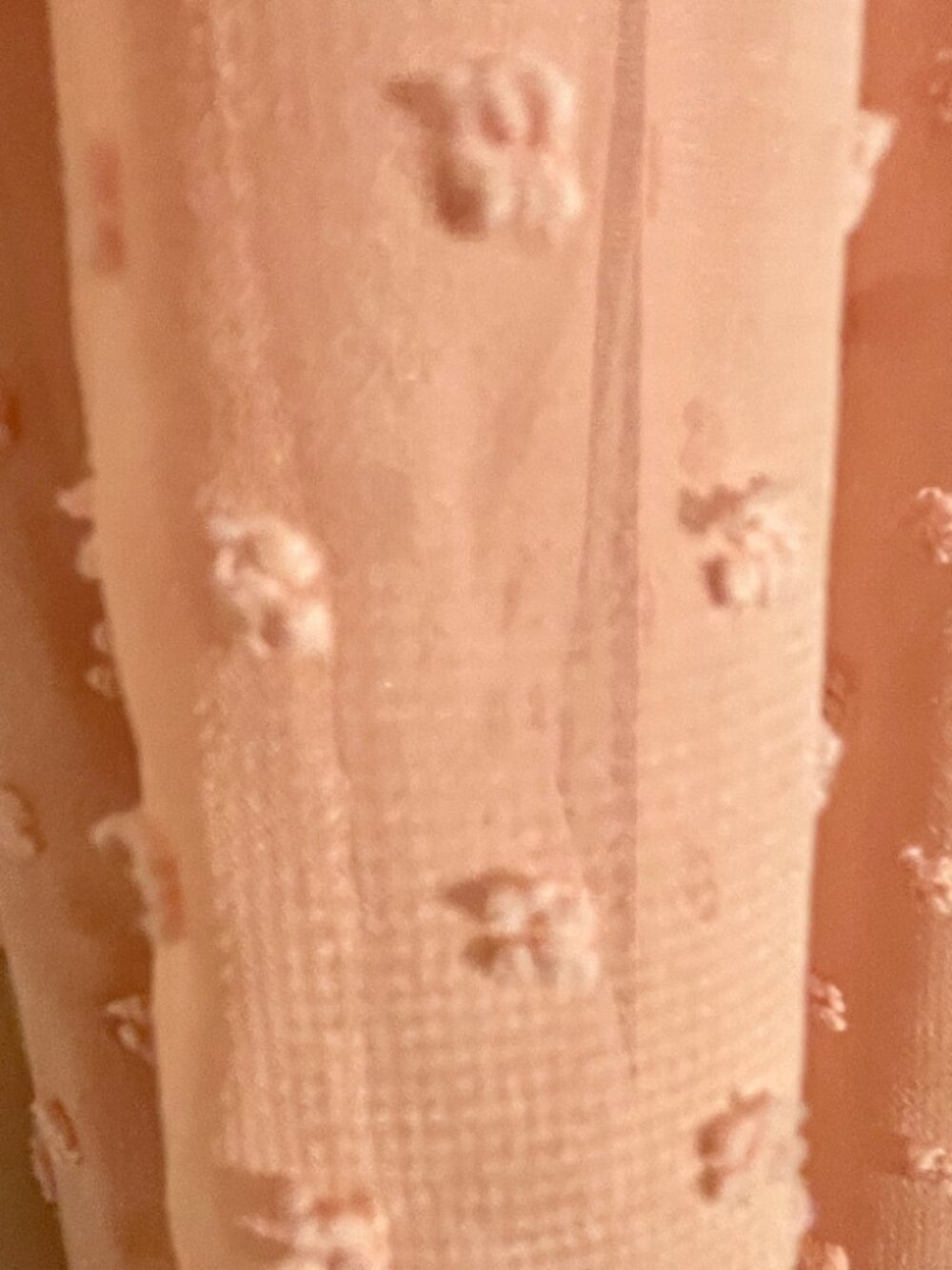 Blush Pink Smocked Waist Dress Size 14 NWT Flowy Boho - Picture 4 of 4